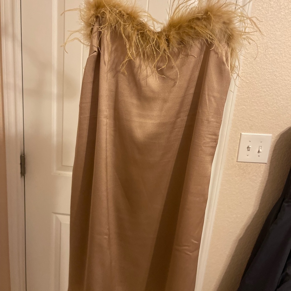 Tan dress